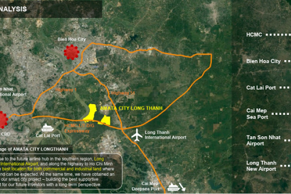 Amata Long Thanh Industrial park, Long Thanh Hitech Industrial park, KCN công nghệ cao Long Thành, KCN Amata Long Thành